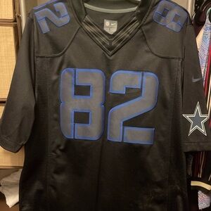 Nike Black Jersey with Blue Accents